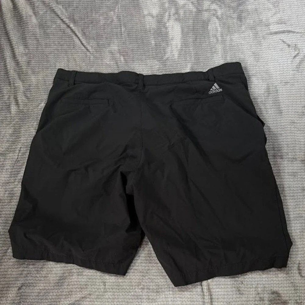 Adidas Primegreen Mens Golf Shorts Black 40X9‎ Flat Front Performance Athletic